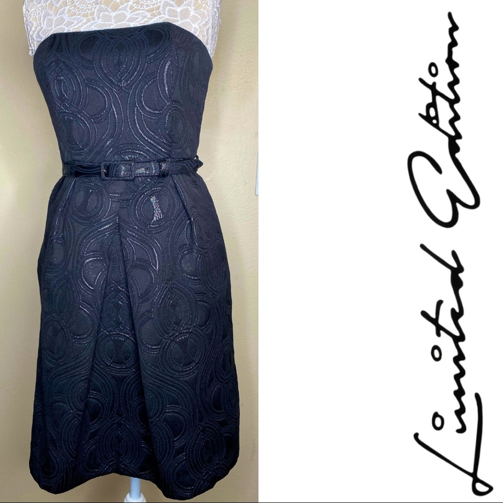 Unique Black belted Dress